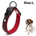 thumbnail image 2 of Medium And Large Dog Collar 3m Reflective Mesh Padded Dog Collar Adjustable Nylon Outdoor Adventure Pet Collar, 2 of 3