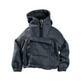 thumbnail image 4 of Sudadera con capucha Hugo 1/12 para figura masculina con bolsillo frontal gris, 4 of 10