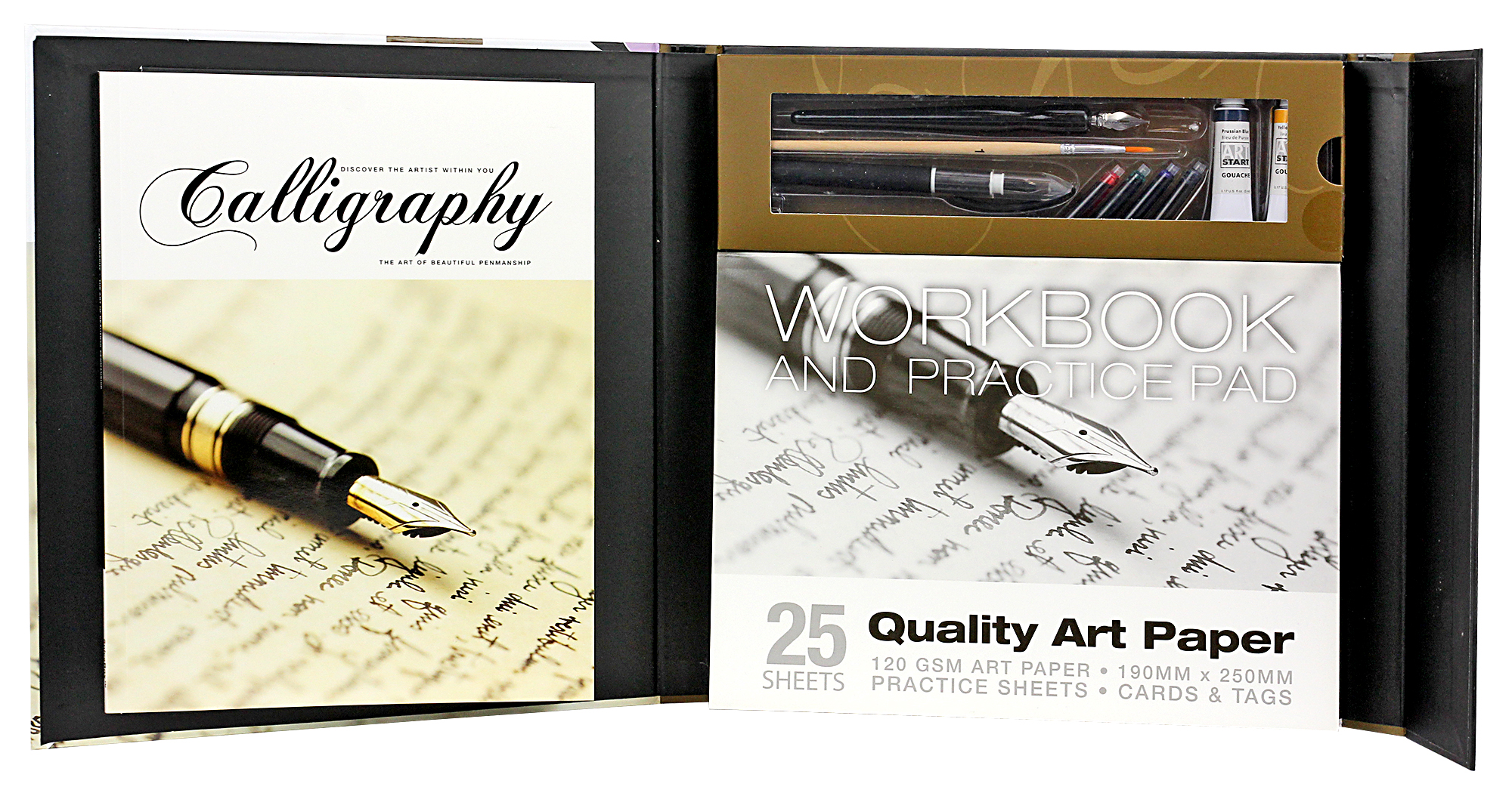 SpiceBox Adult Art Craft & Hobby Kits Art Studio Calligraphy 