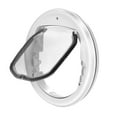 thumbnail image 5 of Ownpets Pet Cat Door, White PVC Plastic Small Dog Lockable Flap Lightweight Gate for Glasses Wooden Mount, 5 of 8