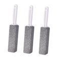 thumbnail image 2 of Pumice Stone with Handle Limescale Remover for Swimming Pools Cleaning Stone Pumice Toilet Kitchen Tiles 3Pcs, 2 of 9