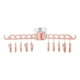 thumbnail image 2 of Fiudx Ofertas de la semana Colgador plegable para secador de ropa con 10 Clips, secador de ropa para niños y adultos, calcetines a prueba de viento, ropa interior, tendedero de plástico, colgador de, 2 of 6