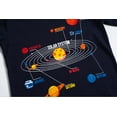 thumbnail image 3 of Little Boys Pajamas for Toddler Clothes Set Space Sleepwear Long Sleeve 100% Cotton 2 Piece Kids Pjs(Space-256 6T), 3 of 7