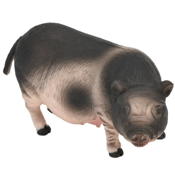 Gupbes Animal Pig Figurine,Farm Animal Pig Figurine Model Educational Cognitive Children Toy Decoration Ornament