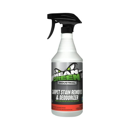Mean Green Industrial Carpet Stain Remover and Deodorizer Spray-385647, 32 oz