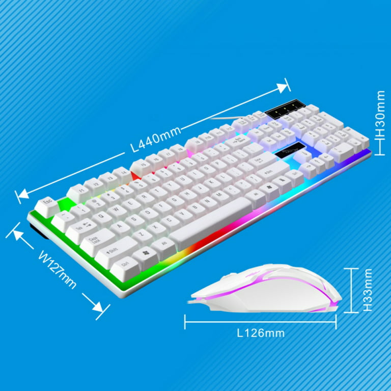  RGB PC Gaming Accessories Combo Kit - Gaming Keyboard