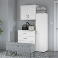 thumbnail image 1 of Pemberly Row 3 Piece Modular Closet Storage Set With Cabinets in White, 1 of 8