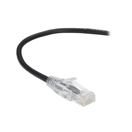 UPC: 0822088127253 | Black Box Slim-Net Cat.6 UTP Patch Network Cable – 1 ft Category 6 Network Cable (C6PC28BK01)