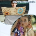 thumbnail image 6 of KUIFORTI Highland Cow Car Seat Covers Cute Girly Car Accessories, Mandala Flower Car Drying Towel, Super Absorbent Workout Towels for Gym Sweat Women, 6 of 8