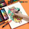 thumbnail image 2 of 7color Uni Posca Marker Pen Set Pc-1m Pc-3m Pc-5m Pop Advertising Poster Graffiti Note Pen Painting Hand-paintedpc-1m 7 Colors, 2 of 4