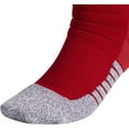 thumbnail image 4 of adidas Men's adizero Football Crew Socks (Red, L), 4 of 8