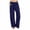 Purple#womens linen pants plus size, variant on yardsong Wide Leg Pants for Women Linen Summer Loose Beach Vacation Pant Pull on Elastic Waist Drawstring Trousers with Pockets Purple,XL