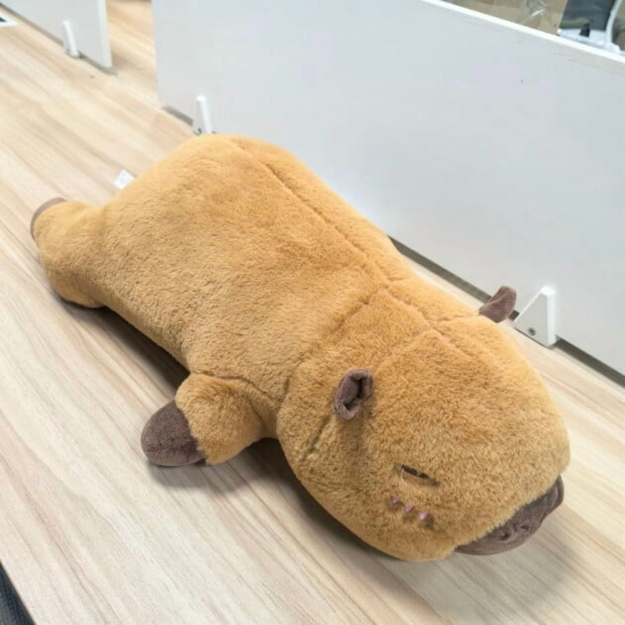Weighted Capybara Plush, Weighted Capybara Stuffed Animal, Cute Plushies Soft Pillow Toy Gift for Kids Adults 26.7 Inch, 1.19 Lbs