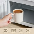 thumbnail image 3 of Malacasa Stoneware Coffee Mugs Set, 12 oz Coffee Cups Set of 4, Dishwasher & Microwave Safe, Beige, 3 of 9