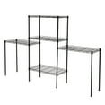 thumbnail image 3 of HiiKaa 5 Shelf Adjustable Heavy Duty Storage Shelving Unit,550 lbs per Shelf Steel Organizer Wire Rack Storage for Garage Office Pantry Kitchen Black 22" Dx 12 Wx 60 H, 3 of 11