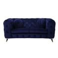 thumbnail image 3 of ACME Atronia Loveseat in Blue Fabric, 3 of 4