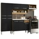thumbnail image 1 of Cocina Integral Madesa Emilly Fit Con Tarja 229cm Marrón/Negro, 1 of 10