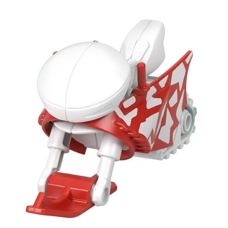 Replacement Part for Fisher-Price Imaginext Playset Inspired by DC Superfriends Holiday Theme - HML59 ~ Replacement Batman Batmobile Snowmobile ~ White and Red