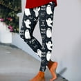thumbnail image 2 of SNOWSONG Halloween Leggings for Women, Plus Size Leggings Women's Holiday Casual Halloween Printed Leggings Workout Exercise Bottoms, Womens Leggings, Tummy Control Leggings Navy XL, 2 of 6