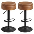 thumbnail image 1 of Taburetes de Bar VASAGLE EKHO Juego de 2, Giratorios 360°, Color Caramelo, 1 of 5