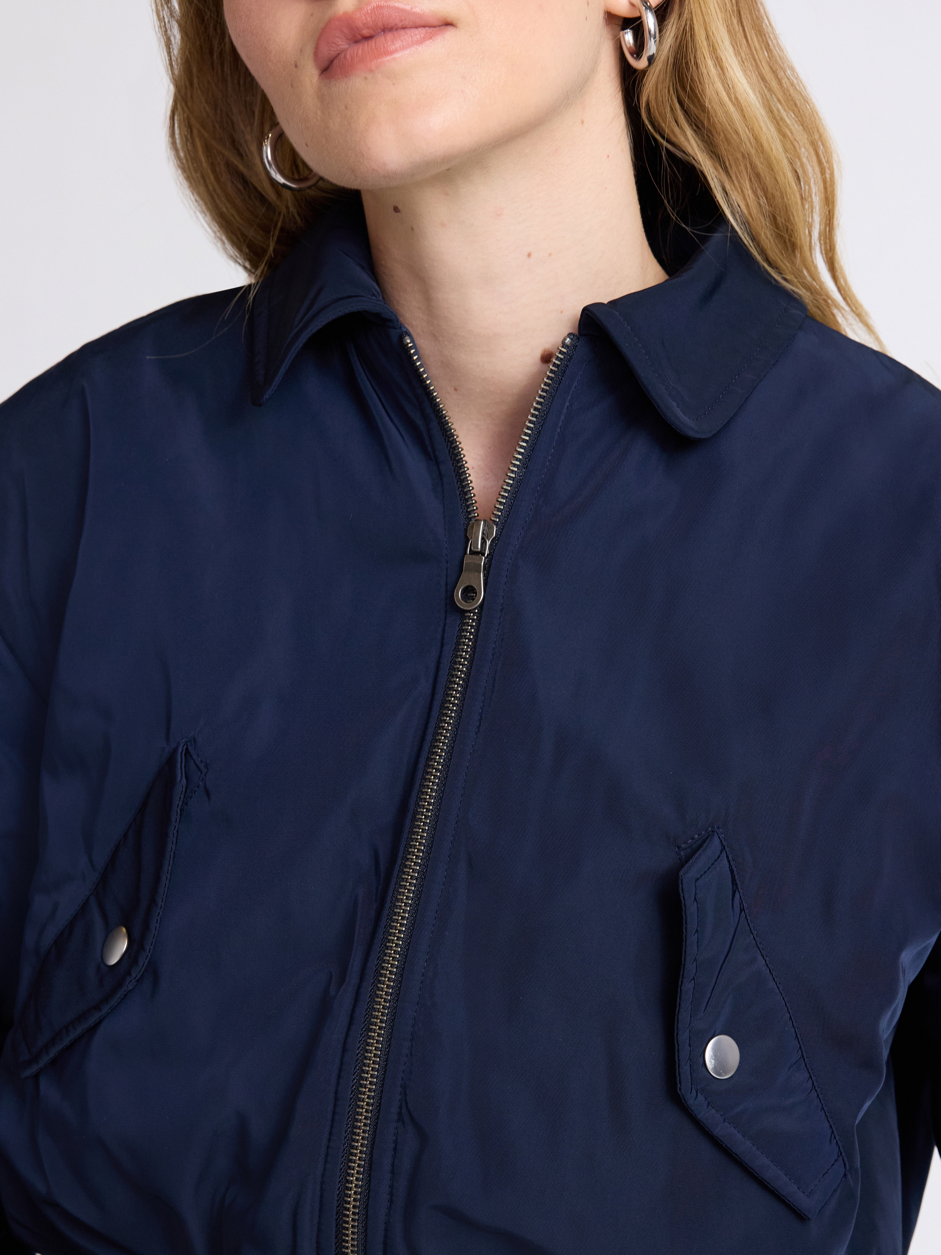 Scoop Women's Cropped Bomber Jacket, Midweight, Sizes XS-XXL