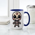 thumbnail image 4 of CafePress - Pixel Art Skeleton - 15 oz Ceramic Large White Novelty Mug, 4 of 4
