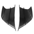 thumbnail image 4 of Milisten 1 Pair Black ABS Carbon Fiber Pattern Front Aerodynamic Winglets Improves Driving Performance 6.7x3.9x1.2in, 4 of 8