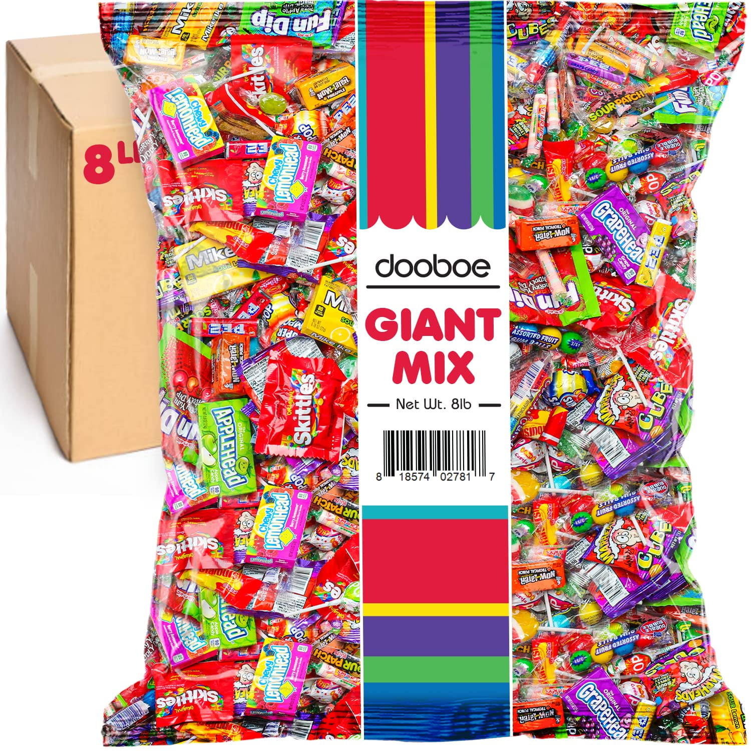 Giant Candy Mix Parade Candy 8 LB Bulk Assortment Pinata Candies