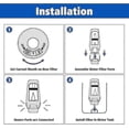 thumbnail image 3 of 2pcs Replacement Water Filter Compatible With Breville Sage Claro Swiss Oracle Barista Espresso Coffee Machine - Part, 3 of 4