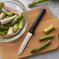 thumbnail image 2 of Rada Cutlery Sensational Serrations 3-Piece Kitchen Knife Set Blades Steel Resin, Black Handle, 2 of 6
