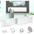 thumbnail image 1 of Daisypower Kit de Ventilation Sèche, Kit de Fenêtre Réglable avec Couvercle de Ventilation Extérieure, Capot de 4 Pouces pour Ventilation d'Échappement, 1 of 8