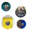 thumbnail image 1 of Medio de la estrella y la luna de madera de pared letras árabes para Festivales y decoración del hogar, 1 of 4