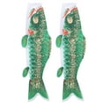 thumbnail image 1 of 2pcs Japanese Style Windsock Fish Shaped Windsock Flag Outdoor Yard Hanging Decoration, 1 of 7