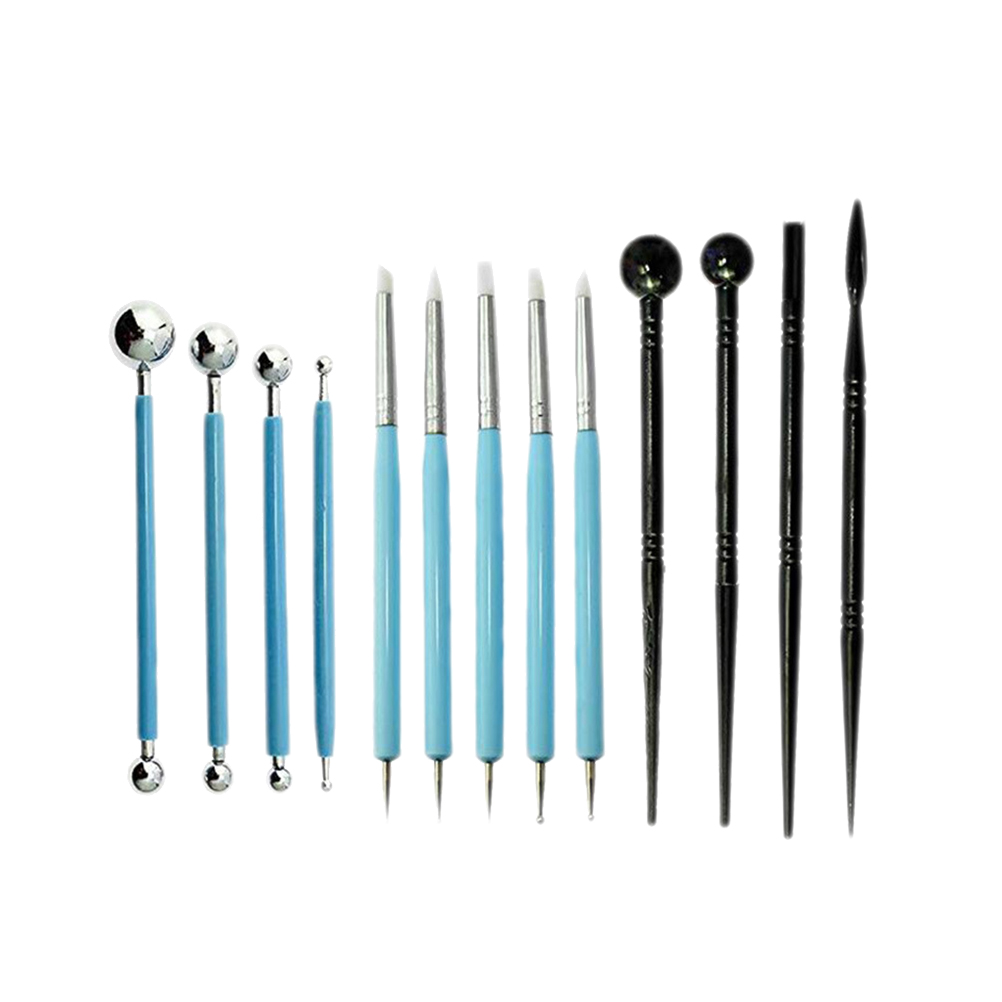 Fondant Sculpting Tools 13 Pcs Fondant Carving Pen Kit Decoration Tools