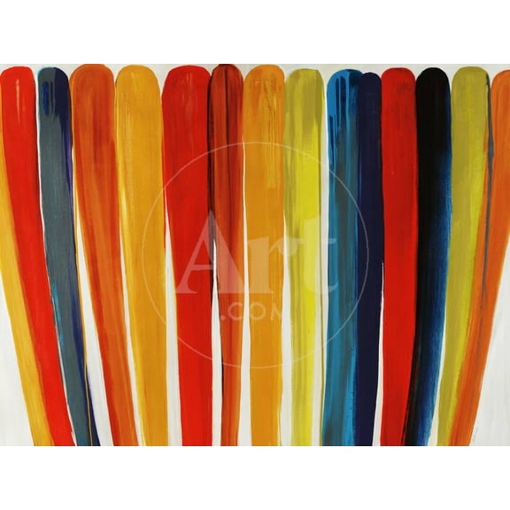 Popsicle, Abstract Unframed Giclee Print Wall Art by Sydney Edmunds Sold by ArtCom
