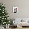 thumbnail image 3 of Stupell Industries Lion in Christmas Sweater Holiday Painting Gray Floater Framed Canvas Art Print Wall Art, 17 x 21, 3 of 10