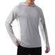 thumbnail image 2 of Sudadera con capucha con protección solar WELIGU para hombre UPF 50+ gris 2XL, 2 of 6