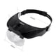 thumbnail image 2 of Lupa de diadema manos libres Lupa de diadema manos libres Gafas de visera iluminadas por LED 4 Lentes desmontables Lupa para procesamiento Reparación Grabado ANGGREK  Otros, 2 of 8