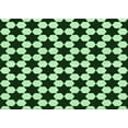 thumbnail image 1 of Ahgly Company Indoor Rectangle Patterned Light Green Area Rugs, 6' x 9', 1 of 6