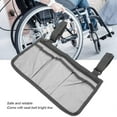 thumbnail image 5 of Wheelchair Armrest Pouch Organizer Wheelchair Side Bag with 3 Pockets for Electric Wheelchairs Scooter Walker Accessories,Gray, 5 of 7