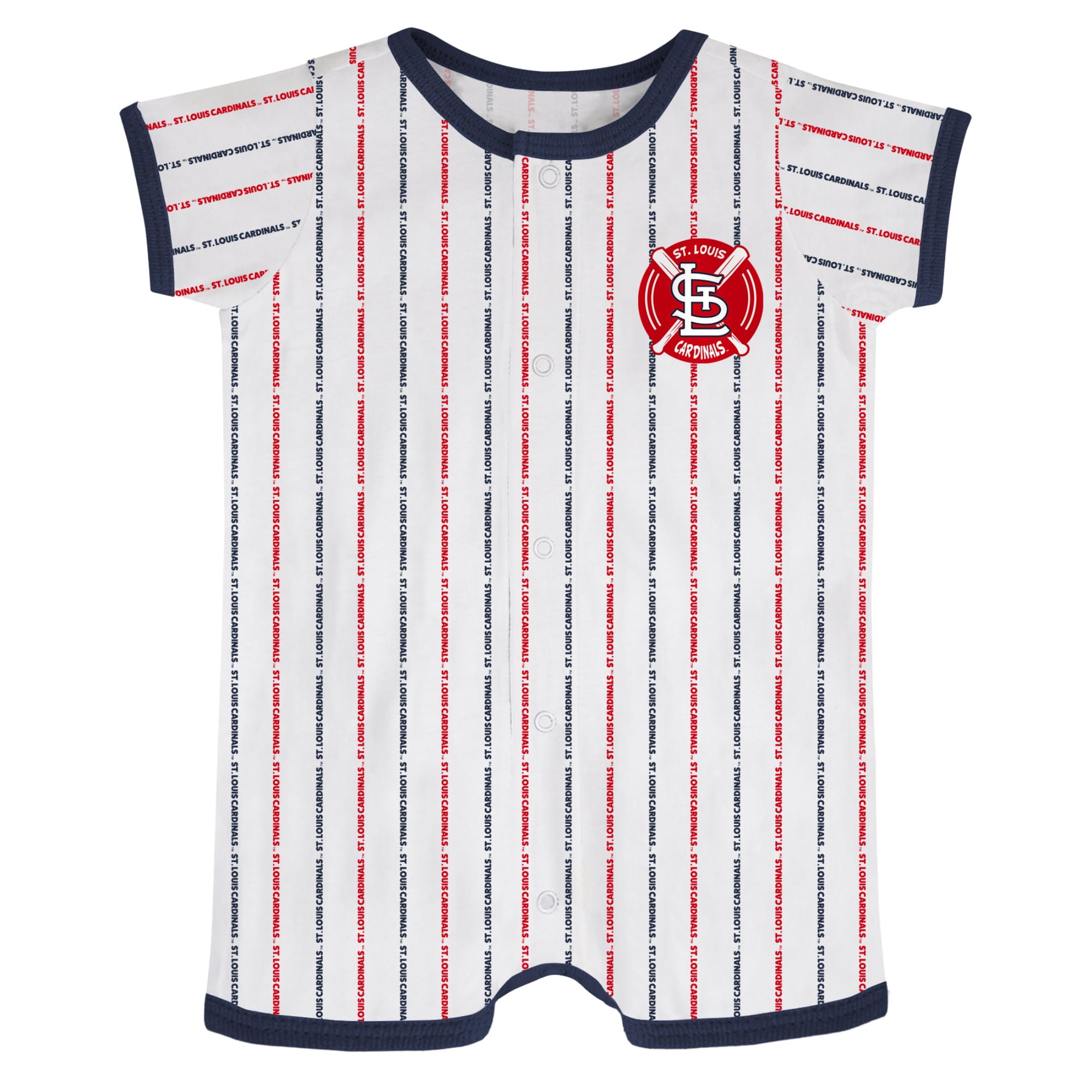 Infant White St. Louis Cardinals Ball Hitter Coverall