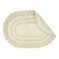 thumbnail image 2 of Off White Small Oval Crochet Bath Mat, 2 of 3