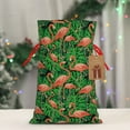 thumbnail image 5 of Naloa Flamingo Drawstring Christmas Bags, 3D Xmas Gift Bags, Christmas Wrapping Bags, Xmas Goodie Bags, Treat Pouch Bags, Party Favor Bags-Medium, 5 of 9