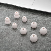 4 Pairs Earbuds Tips Replacement Compatible for Beats Flex/Beats X/Powerbeats Pro, Silicone Ear Tips Headphone Covers Earpads In Ear Eartips Buds Cups for Headset Ear Sleeves Cover