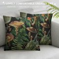 thumbnail image 3 of Qinduosi Mushroom Throw Pillow Covers Soft Botanical Nature Theme Cushion Covers For Living Room Bedroom Wild Mushroom Stuff Decorative Throw Pillowcases for Sofa Couch Chair White, 3 of 5