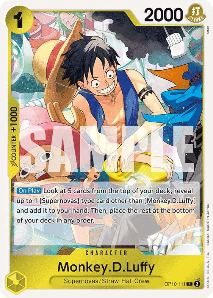 One Piece A Fist of Divine Speed Leader Monkey.D.Luffy OP11-040