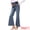 Grey Blue, variant on DARING DIVA Women's Maternity Flare Mid-Rise Stretchy Bootcut S Grey Blue