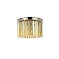 thumbnail image 1 of Elegant Lighting Sydney 16" 3 Light Royal Crystal Flush Mount, 1 of 9