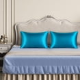 thumbnail image 2 of Unique Bargains Satin Pillowcases with Envelope Closure 2pcs, 2 of 9