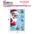 thumbnail image 3 of Vinil Ventana Oficina WinterSight03 2Pzas 2x60 Vinilos Muñeco Nieve/Santa Claus 1-25.5cm PVC Electrostático Mate Multico, 3 of 3